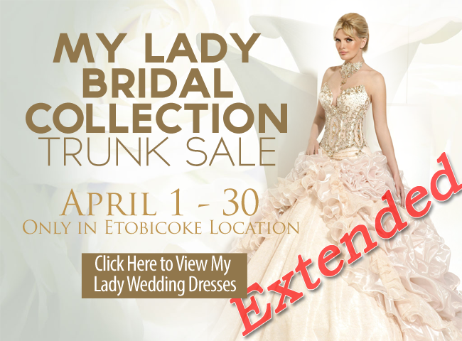 My Lady Bridal Collection Trunk Sale