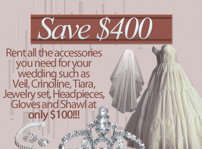 Rent All the Accessories for ONLY $100