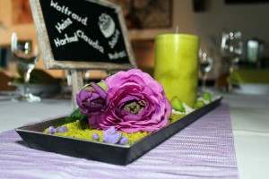 candle table decor