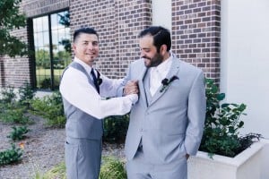bridegroom and groomsmen