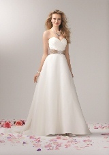 Bridal Dress: ALFRED ANGELO BRIDAL SPRING 2013 Collection - 2382 - Organza, Satin 