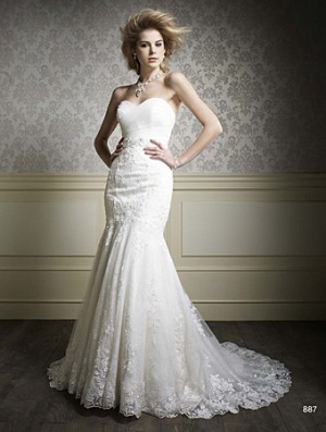 Wedding Dress - Alfred Angelo Sapphire 2014 Collection - 887 - Modern Fit | AlfredAngelo Bridal Gown