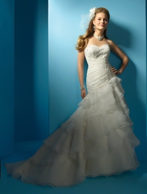 Wedding Dress - Alfred Angelo Collection - 2123 Organza - IN STOCK SERVICE | AlfredAngelo Bridal Gown