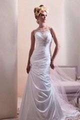 Bridal Dress: Alfred Sung SPRING 2013 BRIDAL - 6908 - Charmeuse 