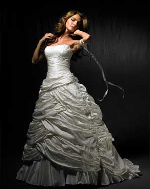 bridal gown