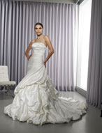 Bridal Dress: AngelinaFaccenda - 1061 - Silk Shantung
