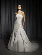 Bridal Dress: AngelinaFaccenda - 1068 - Silky Taffeta