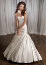 Bridal Dress: Angelina Faccenda: 1222 - Silk Shantung  Color: Natural. Sizes Available: 2-28. 
