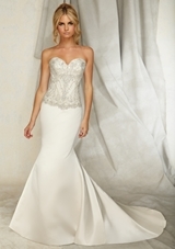 Bridal Dress: Angelina Faccenda SPRING 2013 Collection: 1255 - Lustrous Satin 