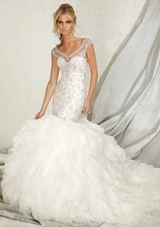 Bridal Dress: Angelina Faccenda SPRING 2013 Collection: 1256 - Silky Organza 