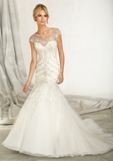 Bridal Dress: Angelina Faccenda SPRING 2013 Collection: 1261 - Embroidery on Net 
