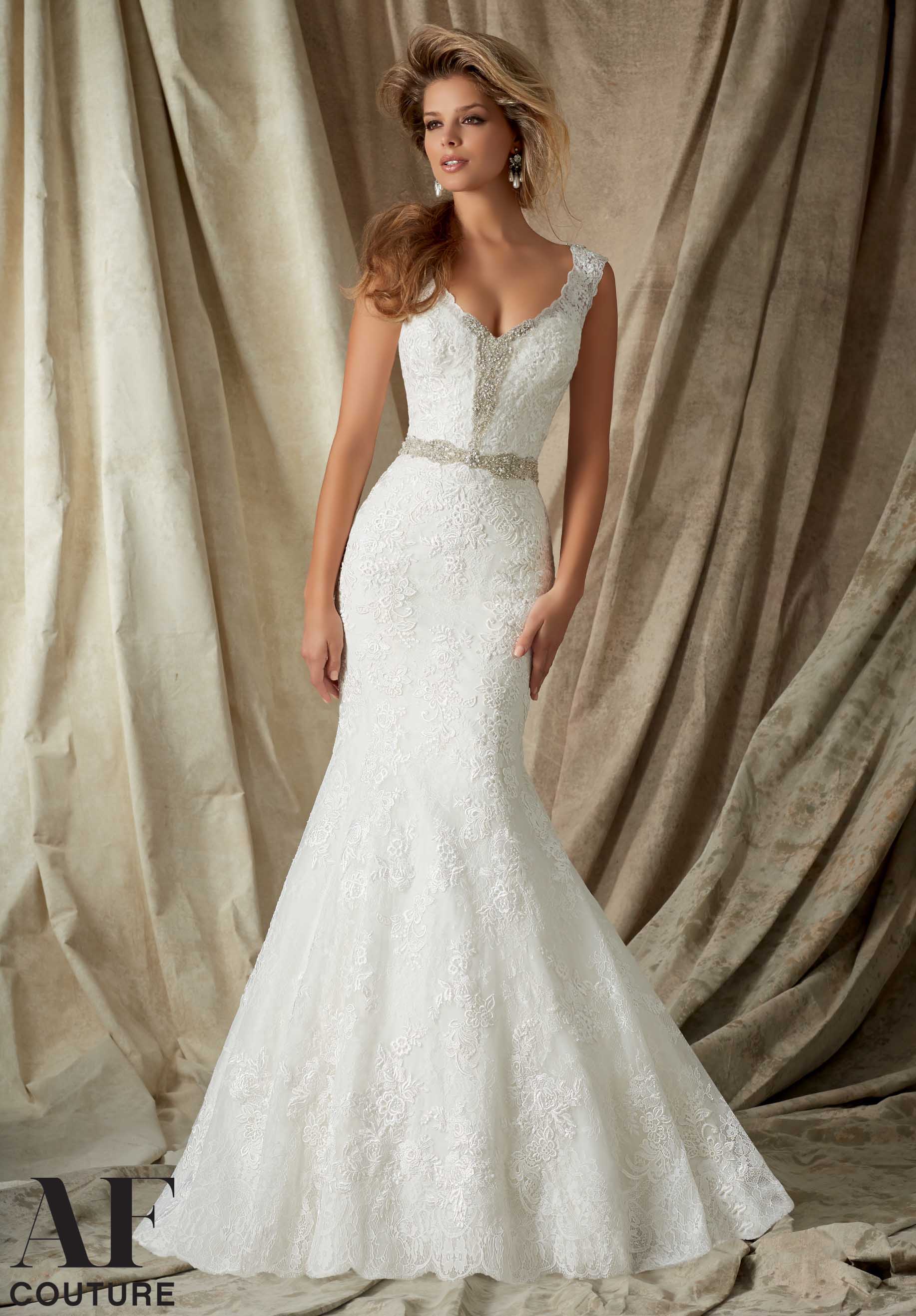 mori lee chantilly lace