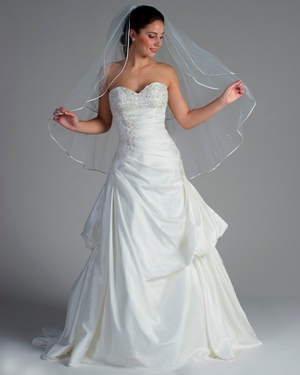 Wedding Dress - Bridalane - 205 - Shown in Ivory taffeta | Bridalane Bridal Gown