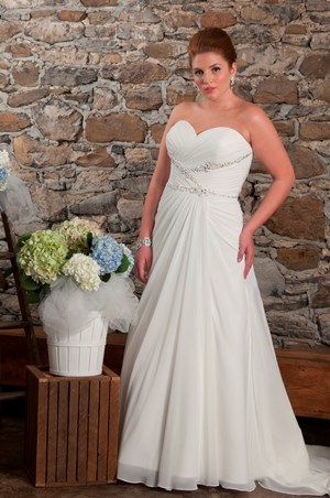 Wedding Dress - CALLISTA SPRING 2014 BRIDAL Collection: 4224 - For Brides With Curves | PlusSize Bridal Gown