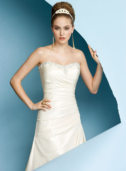 Bridal Dress: Cassidy Sarah - Style C320  Fabric: TAFFETA  Sizes:  4-30SHAWL INCLUDED 