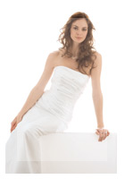 Bridal Dress: Cassidy Sarah - Style C620  Fabric: TaffetaColour: Diamond & White 