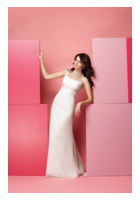 Bridal Dress: Cassidy Sarah - Style C705  Fabric:  Chiffon Colour: White and Ivory Sizes:  4-30  