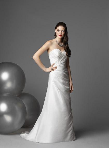 Bridal Dress: Cassidy Sarah - Style D103  Fabric: TAFFETA  Sizes:  4-30SHAWL INCLUDED 