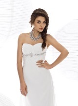 Bridal Dress: Cassidy Sarah - Style D160  Fabric: Chiffon Colour: White,Ivory Sizes: 4-30  