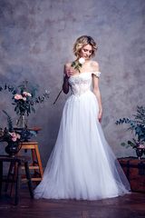 Bridal Dress: Cassidy Sarah - Style D200  Fabric: Satin Colour: White,Ivory Sizes: 4-30  