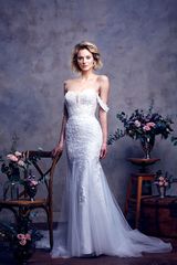 Bridal Dress: Cassidy Sarah - Style D201  Fabric: Satin  Colour: Alabaster,Diamond,White Sizes: 4-30  