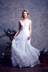 Bridal Dress: Cassidy Sarah - Style D202  Fabric: Chiffon Colour: White,Ivory Sizes: 4-30  