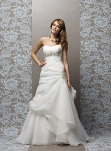 Bridal Dress: Fabulous Formals - Style 5305  Fabric: Organza  Colour: Diamond,White  Sizes: 4-30   