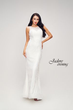  Dress - Jadore Collection - Regular Straps Sequin Sheath Dress J17003 | Jadore Evening Gown
