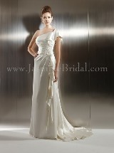 Bridal Dress: COLLECTION COUTURE FALL 2011 - T497  Catalogue Color:  	IVORY (IV)Fabric-top: 	SILK CHARMEUSESkirt Length: 	Court trainSize Range: 	4-28 