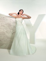 Bridal Dress: MGNY SPRING 2011 - 36022  DELICATE CHIFFON WITH BEADING 