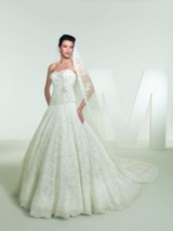 Bridal Dress: MGNY SPRING 2011 - 36034  ELABORATE EMBROIDERY ON TULLEH2H LENGTH AVAILABLE: 55