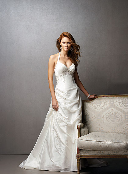 Bridal Dress: Madison - Style 3500  Fabric: Taffeta Colour: White and Diamond Sizes:  4-30  