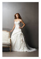 Bridal Dress: Madison - Style 3522  Fabric: Taffeta Colour: Ivr/Sil And Wht/Silver Sizes:  4-30  