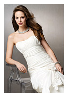 Bridal Dress: Madison - Style 3714  Fabric: Taffeta Colour: Diamond and White Sizes: 4-30  