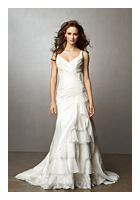 Bridal Dress: Madison - Style 3821  Fabric: Taffeta  Colour: White and Diamond  Sizes: 4-30  