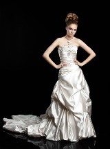 Bridal Dress: Madison - Style 3862  Fabric: SatinColour: White, Diamond and AlabasterSizes:  4-30 