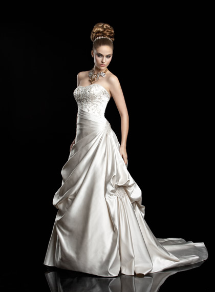 Bridal Dress: Madison - Style 3920  Fabric: Soft SatinSizes:  4-30SHAWL INCLUDED 