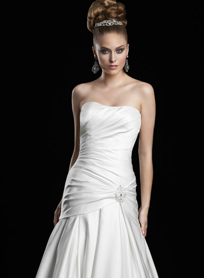 Bridal Dress: Madison - Style 3921  Fabric: Soft SatinSizes:  4-30SHAWL INCLUDED 