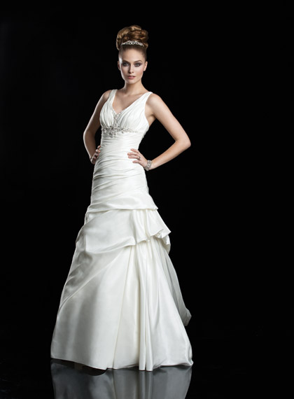 Bridal Dress: Madison - Style 3938  Fabric: Taffeta  Sizes:  4-30 