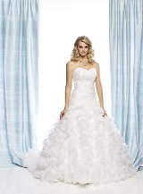 Bridal Dress: Madison - Style 4323  Fabric: Organza  Sizes:  4-30 