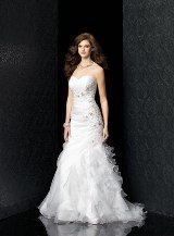 Bridal Dress: Madison - Style 4402  Fabric: ORGANZA WITH BEADING  Sizes:  4-20 