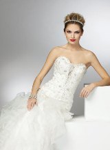 Bridal Dress: Madison - Style 4500 - ORGANZA WITH EMBROIDERY 