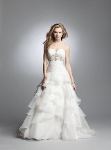 Bridal Dress: Madison - Style 5500  Fabric: OrganzaColour: Ivory and WhiteSizes: 4-30 