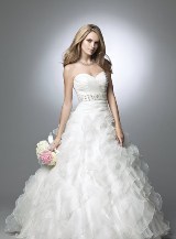 Bridal Dress: Madison - Style 5501  Fabric: OrganzaColour: Ivory and WhiteSizes: 4-30 