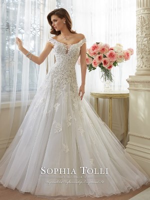 Wedding Dress - Sophia Tolli SPRING 2016 Collection - Y11635 Vasya | SophiaTolliByMonCheri Bridal Gown