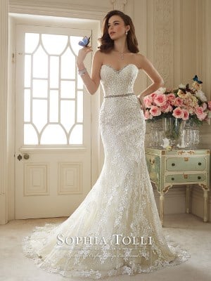 Wedding Dress - Sophia Tolli SPRING 2016 Collection - Y11649 Kenley | SophiaTolliByMonCheri Bridal Gown