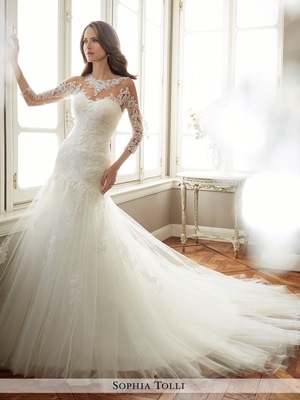 Wedding Dress - Sophia Tolli SPRING 2017 Collection - Y11720 Felicity | SophiaTolliByMonCheri Bridal Gown