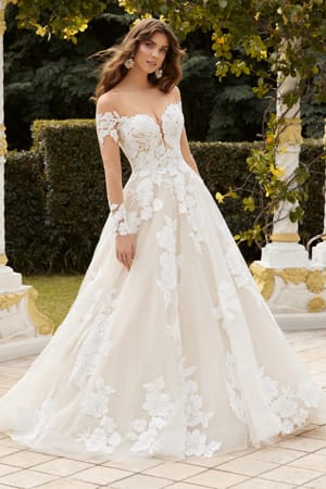 Wedding Dress - Sophia Tolli Bridal Collection - Y12235 - Glamorous Long Sleeve Lace Wedding Dress | SophiaTolliByMonCheri Bridal Gown