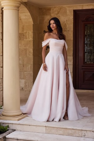 Wedding Dress - Sophia Tolli Bridal Collection - Y3125 - Off-Shoulder Princess Wedding Dress With Pockets | SophiaTolliByMonCheri Bridal Gown