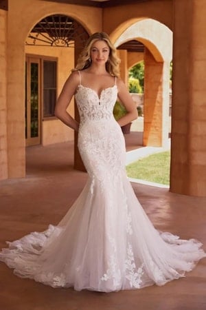 Wedding Dress - Sophia Tolli Bridal Collection - Y3127 - Breathtaking Fit And Flare Wedding Gown With Dramatic Tulle Skirt | SophiaTolliByMonCheri Bridal Gown